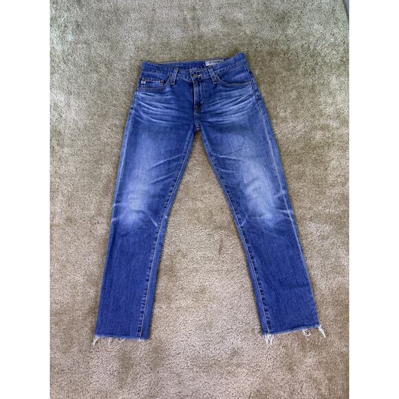 AG Adriano Goldschmied Women's 24R Blue The Ex-Boyfriend Slouchy Slim Jean E240 - Picture 1 of 14